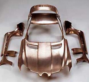 CMC Mercedes-Benz SLR McLaren, argent, cuir rouge